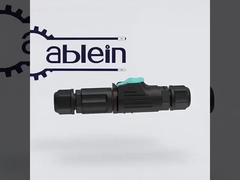 Conector impermeable multinúcleo de plástico LP12, sensor Industrial IP68, enchufe de aviación macho/hembra