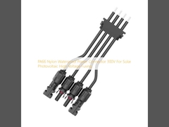 PA66 Conector de energía de nylon a prueba de agua 300V para la fusión de alta tensión fotovoltaica solar