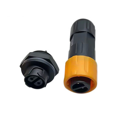 comprar Conector circular impermeable de nylon PA6 autoblocante de 500 V, con clasificación IP67 para conexiones seguras en exteriores Fabricación en línea