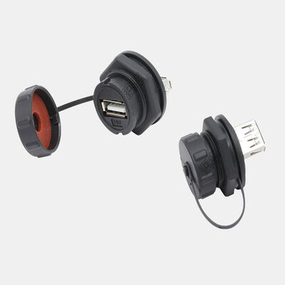 Conector de señal impermeable PA66 de nylon RJ45 con clasificación IP67 y corriente máxima de 1,5A para aplicaciones al aire libre