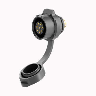 Conector de alimentación de nylon PA66 IP68 a 500V CA, resistente al agua, para conexiones de suministro de energía fiables