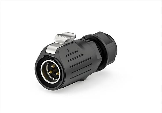 LP20 Conector de alimentación impermeable IP67 de montaje en panel de 3 núcleos y 20A